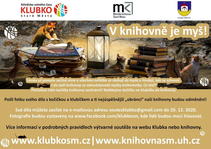 Výtvarná soutěž V knihovně je myš!